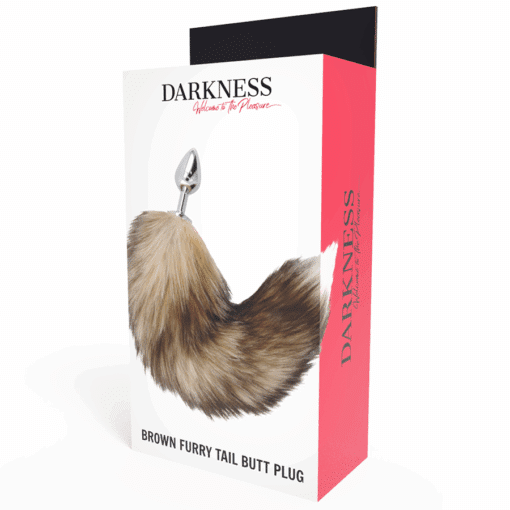 DARKNESS - TAIL BUTT PLUG SILVER - Imagen 2