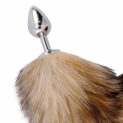 DARKNESS - TAIL BUTT PLUG SILVER - Imagen 3