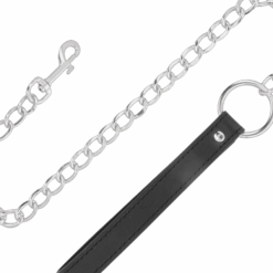 DARKNESS - COLLAR CON CADENA SOFT LEATHER - piKanteo | Despierta tu lado más piKante