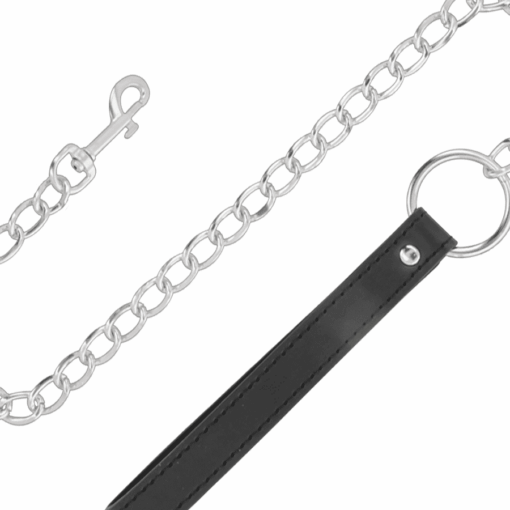 DARKNESS - COLLAR CON CADENA SOFT LEATHER - Imagen 3
