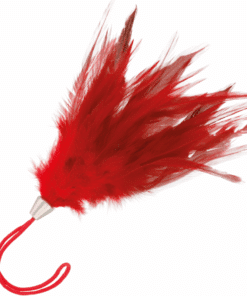 DARKNESS - PLUMA ESTIMULADORA ROJO 17CM