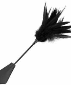 DARKNESS - FUSTA CON PLUMA NEGRO