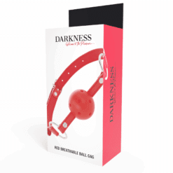 DARKNESS - MORDAZA TRANSPIRABLE ROJO - piKanteo | Despierta tu lado más piKante