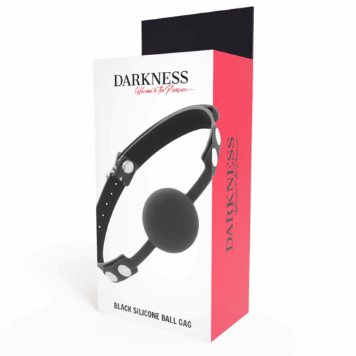 DARKNESS - MORDAZA SILICONA NEGRO - Imagen 4
