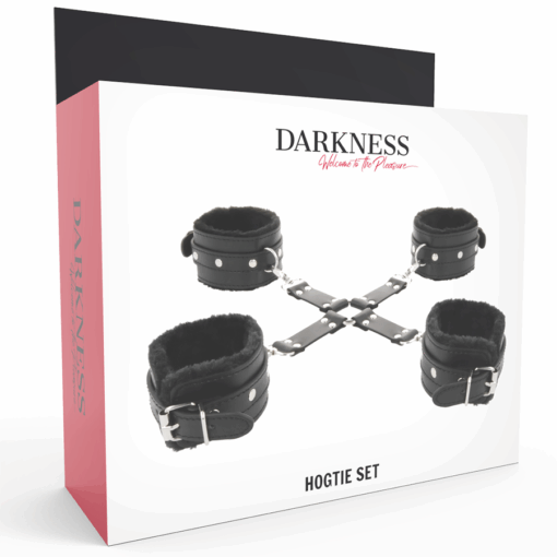 DARKNESS - ESPOSAS DE CUERO PARA PIES Y MANOS NEGRO - Imagen 9