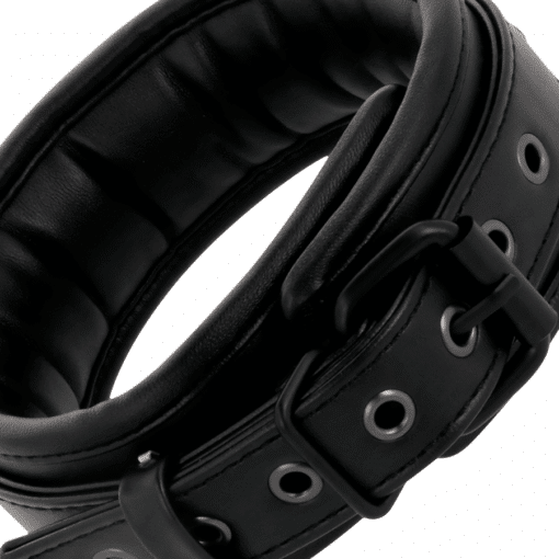 DARKNESS - ESPOSAS Y COLLAR DE CUERO NEGRO - Imagen 9