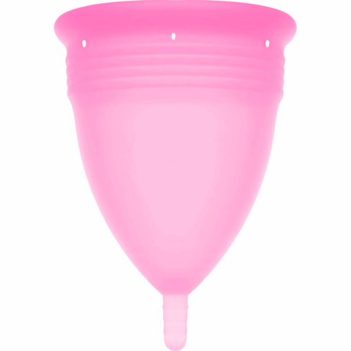 STERCUP - COPA MENSTRUAL FDA SILICONA ROSA - TALLA L - Imagen 2
