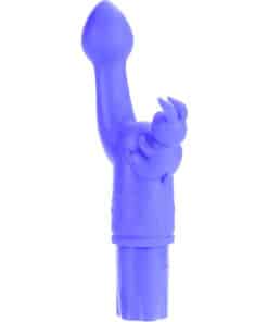 CALEXOTICS - SILICONE CONEJITO VIBRADOR KISS LILA