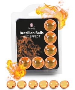 SECRETPLAY - SET 6 BRAZILIAN BALLS EFECTO CALOR