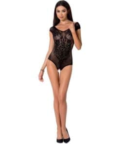 PASSION - WOMAN BS064 BODYSTOCKING NEGRO TALLA ÚNICA