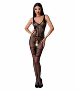 PASSION - WOMAN BS069 BODYSTOCKING NEGRO TALLA ÚNICA