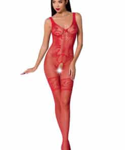 PASSION - WOMAN BS069 BODYSTOCKING ROJO TALLA ÚNICA
