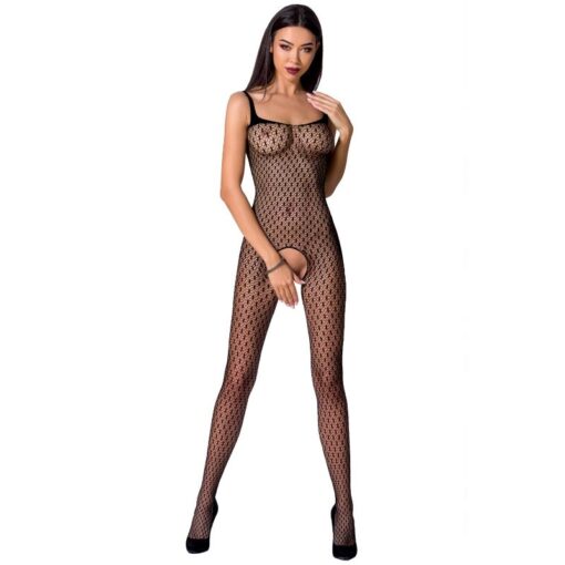 PASSION - WOMAN BS071 BODYSTOCKING NEGRO TALLA ÚNICA