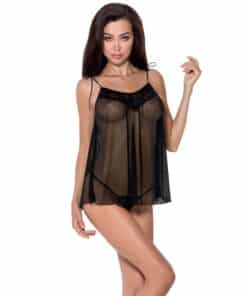 PASSION - WOMAN MELANIA CHEMISE L/XL