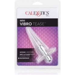CALEXOTICS - PLUG MINI VIBRO TEASE VIBRADOR TRANSPARENTE - piKanteo | Despierta tu lado más piKante