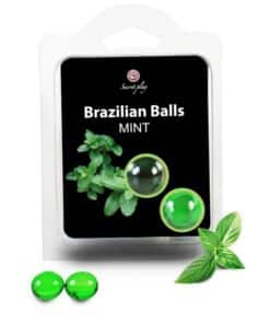 SECRETPLAY - BRAZILIAN BALLS  MENTA SET  2 BOLAS
