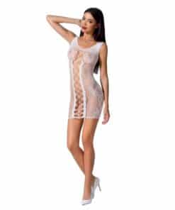 PASSION - WOMAN BS073 BODYSTOCKING TALLA ÚNICA BLANCO