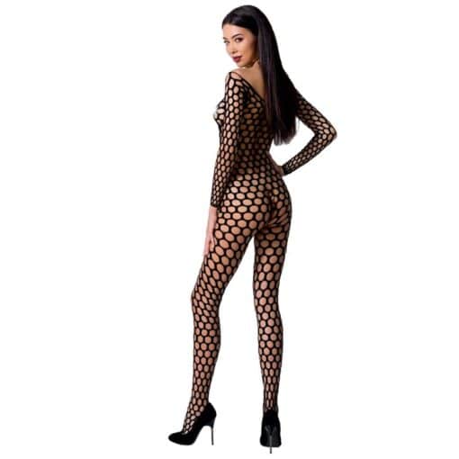 PASSION - WOMAN BS077 BODYSTOCKING TALLA ÚNICA NEGRO - Imagen 2