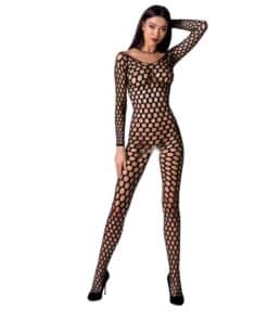 PASSION - WOMAN BS077 BODYSTOCKING TALLA ÚNICA NEGRO