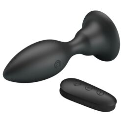 Alternative view of MR PLAY - PLUG ANAL CON VIBRACIÓN NEGRO CONTROL REMOTO