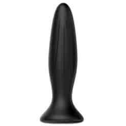 MR PLAY - PLUG ANAL VIBRADOR NEGRO RECARGABLE - piKanteo | Despierta tu lado más piKante
