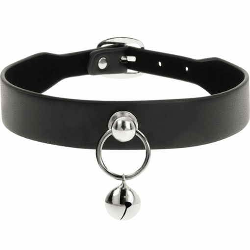 COQUETTE CHIC DESIRE - COLLAR CUERO VEGANO ACCESORIO WOMAN CASCABEL/ARO - Imagen 3