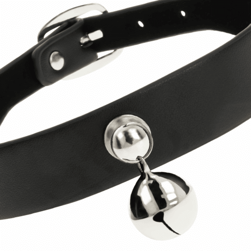 COQUETTE CHIC DESIRE - COLLAR CUERO VEGANO ACCESORIO WOMAN CASCABEL - Imagen 4