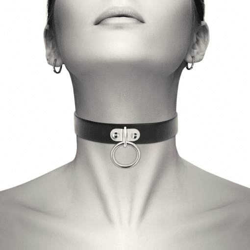 COQUETTE CHIC DESIRE - COLLAR CUERO VEGANO ACCESORIO WOMAN FETISH - Imagen 2