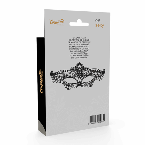 COQUETTE CHIC DESIRE - ANTIFAZ ENCAJE NEGRO FINO - Imagen 6