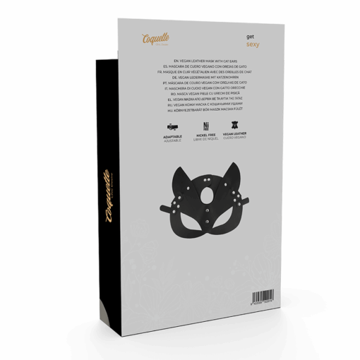 COQUETTE CHIC DESIRE - MASCARA CUERO VEGANO CON OREJAS DE GATO - Imagen 6