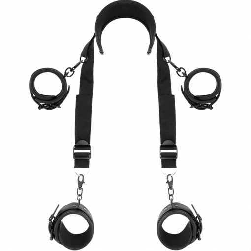 FETISH SUBMISSIVE - POSICIÓN MASTER CON 4 ESPOSAS CON FORRO DE NEOPRENO - Imagen 2