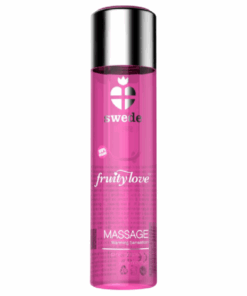 SWEDE - FRUITY LOVE ACEITE EFECTO CALOR FRAMBUESA Y RUIBARBO 120 ML