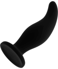 OHMAMA - PLUG ANAL SILICONA CURVADO PUNTO P 12 CM
