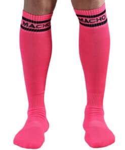 MACHO - CALCETINES LARGOS TALLA ÚNICA ROSA