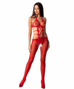 PASSION - WOMAN BS084 BODYSTOCKING ROJO TALLA ÚNICA