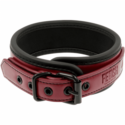 FETISH SUBMISSIVE DARK ROOM - COLLAR CON CADENA CON FORRO DE NEOPRENO - Imagen 8