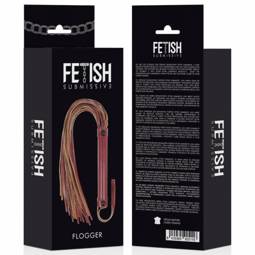 FETISH SUBMISSIVE DARK ROOM - LÁTIGO CUERO VEGANO - Imagen 5