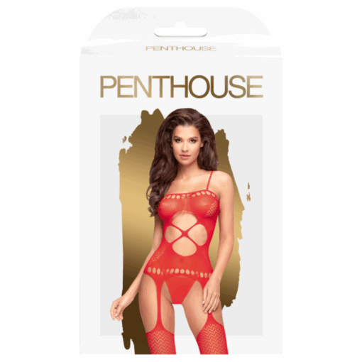 PENTHOUSE - HOT NIGHTFALL BODYSTOCKING ROJO S/L - Imagen 3