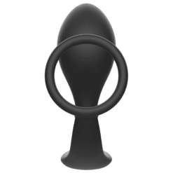 ADDICTED TOYS - PLUG ANAL CON ANILLO SILICONA NEGRO - piKanteo | Despierta tu lado más piKante