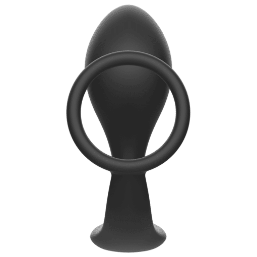ADDICTED TOYS - PLUG ANAL CON ANILLO SILICONA NEGRO - Imagen 4