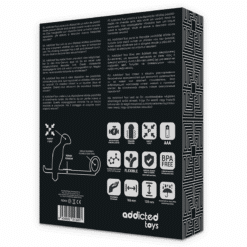 ADDICTED TOYS - PLUG ANAL CON ANILLO SILICONA NEGRO 12 CM - piKanteo | Despierta tu lado más piKante