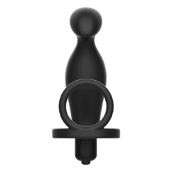 ADDICTED TOYS - PLUG ANAL CON ANILLO SILICONA NEGRO 12 CM - piKanteo | Despierta tu lado más piKante