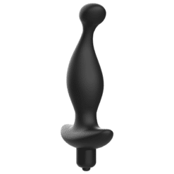 ADDICTED TOYS - MASAJEADOR ANAL CON VIBRACIÓN NEGRO MODELO 1 - piKanteo | Despierta tu lado más piKante