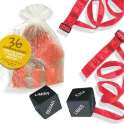Comprar INEDIT - KIT BOLSA ORGANZA ATADURAS ROJO al mejor precio - Envíos Discretos