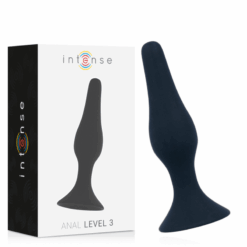 Comprar INTENSE - ANAL LEVEL 3 12.5CM NEGRO al mejor precio - Envíos Discretos