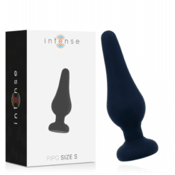 Comprar INTENSE - ANAL PLUG PIPO S SILICONE NEGRO 9.8 CM al mejor precio - Envíos Discretos