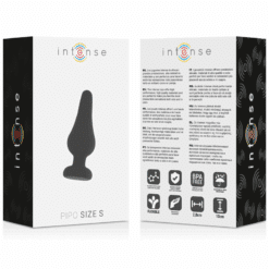 Comprar INTENSE - ANAL PLUG PIPO S SILICONE NEGRO 9.8 CM al mejor precio - Envíos Discretos