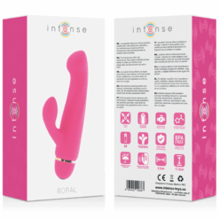 Comprar INTENSE - BORAL 20 SPEEDS SILICONE ROSA al mejor precio - Envíos Discretos