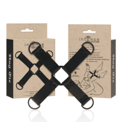 Comprar INTENSE - FETISH ENGANCHE MÚLTIPLE PARA MANOS Y PIES DE CUERO VEGANO al mejor precio - Envíos Discretos
