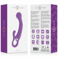 Comprar INTENSE - NAILA VIBRATING SILICONE LILA al mejor precio - Envíos Discretos